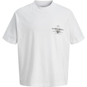 Jack & Jones Jcohorizonphoto Graphic Tee Ss Crew Neck, wit (bright white), M