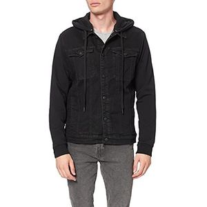 Brandit Cradock Denim Sweat Jacket, zwart, XL