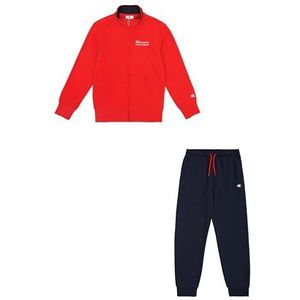 Champion Legacy Graphic Sweatsuit met volledige rits voor jongens, Rood (RS011), 11-12 jaar