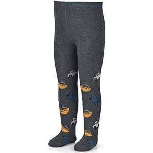 Sterntaler Babyjongens voertuigen panty antraciet gemêleerd, normaal