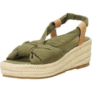 GANT Bohowill platte slippers voor dames, dark olive, 38 EU