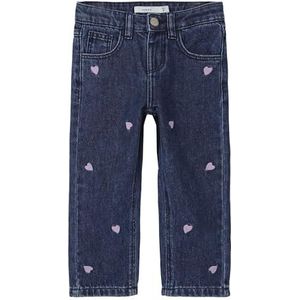 NAME IT Jeansbroek voor meisjes, donkerblauw (dark blue denim), 122 cm