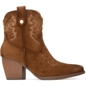 Refresh - 17301401-CAMEL - Enkellaarsjes - Bruin - Ritssluiting - Casual