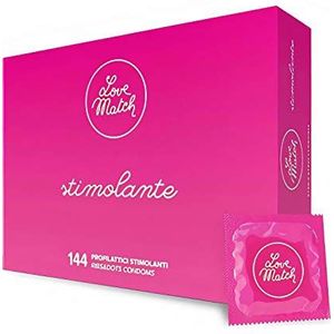 Love Match Stimulerende condooms, 144 stuks