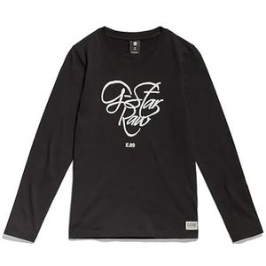 SS23005 T-shirt ls, Zwart (Dk Black D24977-01-6484), 6 Jaar