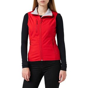Clique Dames Softshell Vest Gilet Outdoot, Rood, 6 (Maat: XS), Rood, XS