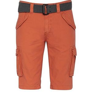 Schott NYC heren Trbatle30pk2 Geklede korte broek, Oranje, 34W