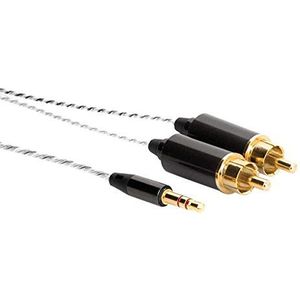 Hosa Drive Str Brkot Cble 3,5 mm Trs-Dual RCA, 6 ft