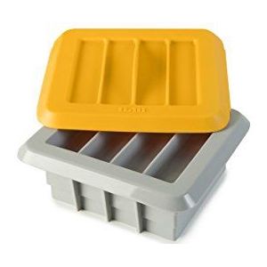 IBILI Power bar kit voor 12 Snacks 15x7 cm in grijs/oranje, 15 x 7 x 7 cm