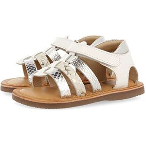 GIOSEPPO Witte Ragni-leren sandalen voor meisjes, Wit, 20 EU
