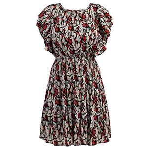 nascita Damesjurk 19226420-NA03, rood meerkleurig, L, Jurk, L