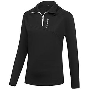 Black Crevice Dames Merino Skirolli, zwart, 40