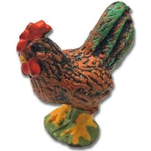 PVC figuur Micro Rooster Brown van de dieren