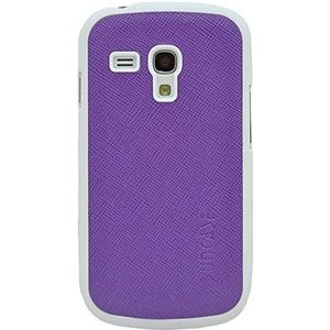 Suncase Lederen case voor de Samsung Galaxy S3 mini i8190 met gratis screen protector in volnerf-lila