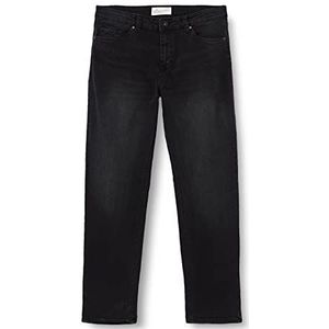 Springfield Jeans Regular Black Wash Jeans voor heren, Donkergrijs, 31W