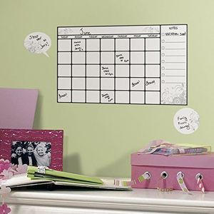 RoomMates Verplaatsbare Muurstickers - Droog uitwisbare kalender