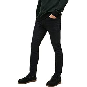 JACK & JONES Heren Slim/Straight Fit Jeans Tim Original CJ 789, zwart denim, 32W / 34L