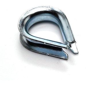 Bulk Hardware BH04222 8 mm kabelkous (verpakking à 4), wit, 4 stuks