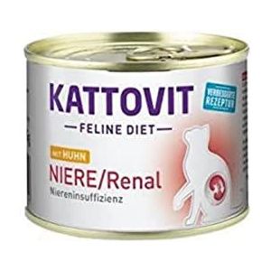 Kattovit Feline Diet nier-/renale kip 12x185g