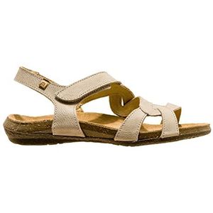 El Naturalista - Wakataua - Damessandalen - Steen - Bovenmateriaal: Leer - Zoolmateriaal: Rubber