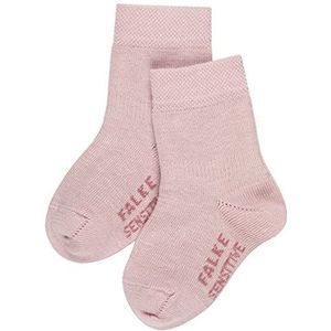 FALKE Uniseks-baby Sokken Sensitive B SO Katoen Met Comfort Tailleband 1 Paar, Roze (Thulit 8663), 62-68