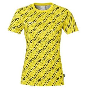 uhlsport Progressive 28 Jersey Korte Mouw Voetbalshirt Sport T-shirt voor Kinderen en Volwassenen - Damessnit - Ademend Sportshirt