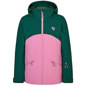 Ziener AYLA Ski-jack voor meisjes, winterjas, waterdicht, winddicht, warm, fuchsia roze, 140