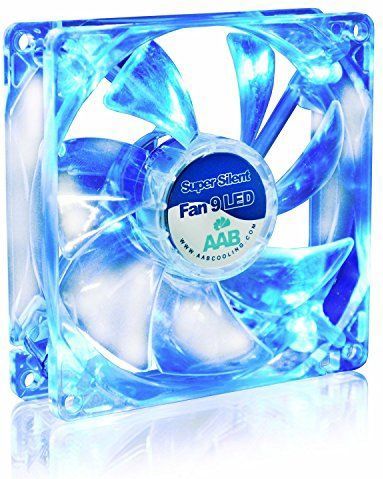 AABCOOLING - Super Silent Fan 9 - Blauw LED - 92mm Ventilator - 12V