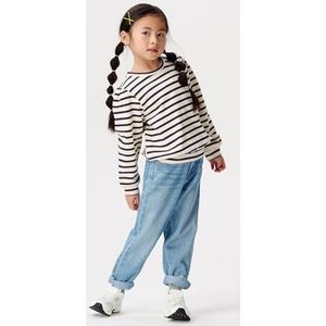 Noppies Kids Eastover Sweater voor meisjes en meisjes, met lange mouwen, Whitecap Grijs - N126, 140 cm