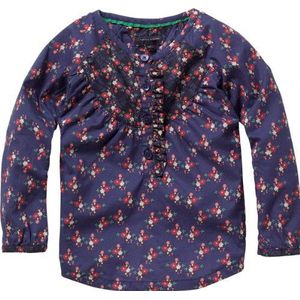 Tommy Hilfiger meisjesblouse, gebloemd CHARLOTTE FLOWER MINI SHIRT L/S / GJ57107595