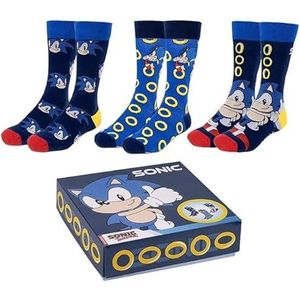 Spiderman Jongens Sonic Pack sokken, kleurrijk, 35-41, Meerkleurig, 35-41
