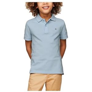 Tommy Hilfiger Jongens Vlag Polo S/S, Blauw, 10 jaar