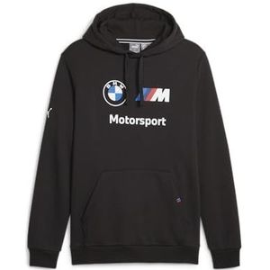 PUMA Heren BMW M Motorsport Essentials Fleece Hoodie, Puma Zwart-ah23, S