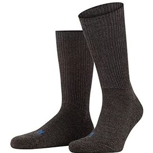 FALKE Uniseks-volwassene Sokken Walkie Ergo U SO Wol Functioneel material eenkleurig 1 Paar, Grijs (Smog 3150), 37-38