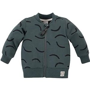 Pinokio Baby Jacket Le Tigre, 100% Cotton Green with Tiger Stripes, Jongens Gr. 62-104 (62), groen, 62 cm