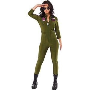 Amscan - Kostuum Top Gun Maverick, piloot, jumpsuit, jetpiloot, carnaval