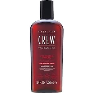 AMERICAN CREW Fortifying shampoo, 250 ml, verzorgende shampoo voor mannen, haarproduct voor de dagelijkse reiniging en meer volume, verzorgingsproduct voor dunner wordend haar