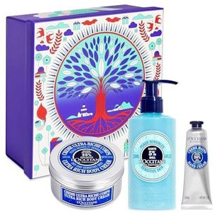 L'Occitane Exclusieve Set | Amandel Doucheolie, 250ml & Amandel Melk Lichaamscrème, 200ml