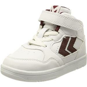hummel Camden High Jr Sneakers voor kinderen, uniseks, wit-rood., 38 EU