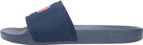 Tommy Jeans TJM Pool Slide Heren EM0EM01673, blauw (Dark Night Navy), 6.5 UK, Blauw Donker Nacht Navy, 40 EU