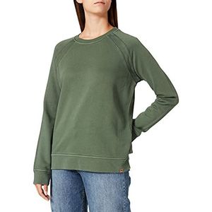 Camel Active Womenswear Sweatshirt voor dames, dark green, XXL