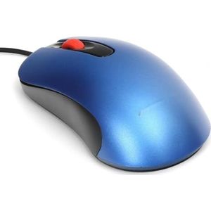Optische USB-muis, XL, 1000 dpi, blauw, ideaal voor games en werk, biedt precisie en comfort in het dagelijks gebruik.