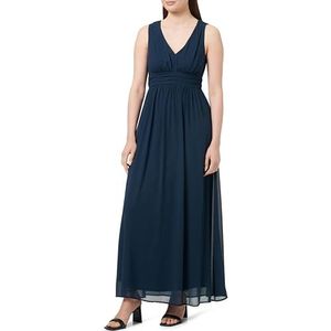 Vila Vimilina damesjurk, V-hals, S/S enkeljurk/Ka jurk, total eclipse, 38