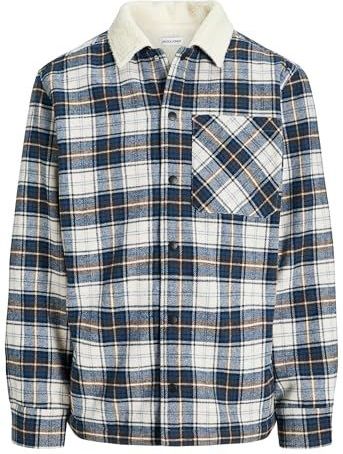 JACK & JONES Tussenjas 'ZAC'  navy / donkerblauw / bruin / offwhite