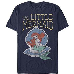Disney Heren De Kleine Zeemeermin de Kleine Zeemeermin T-shirt, Navy, Donkerblauw, S