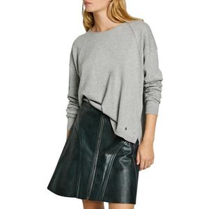 Pepe Jeans Dames Isela ronde hals, gebreide kleding, grijs, L, Grijs (Lichtgrijs), L
