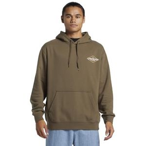 Quiksilver Omni Sign Hoodie Bruin Man