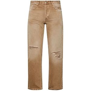 Dr. Denim Heren Dash Jeans, Gebruikte Nougat Ripped, 28/30