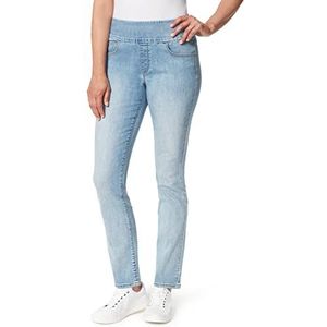 Gloria Vanderbilt Dames Amanda Pull on High Rise Jean, Zermatt, 16 Tall