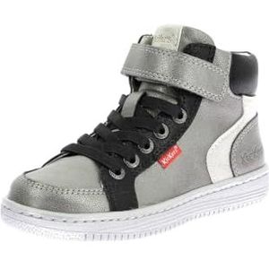 KICKERS - Lolastic - Hoge Sneakers - Zilver - Synthetisch Materiaal